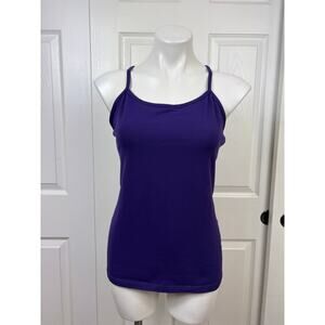 Lulullemon Women's Y Tank Top Purple Sports Bra Tank Size 10